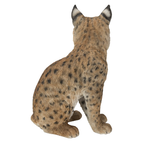 HiLine Gift Ltd. Sitting Bobcat Statue Wayfair